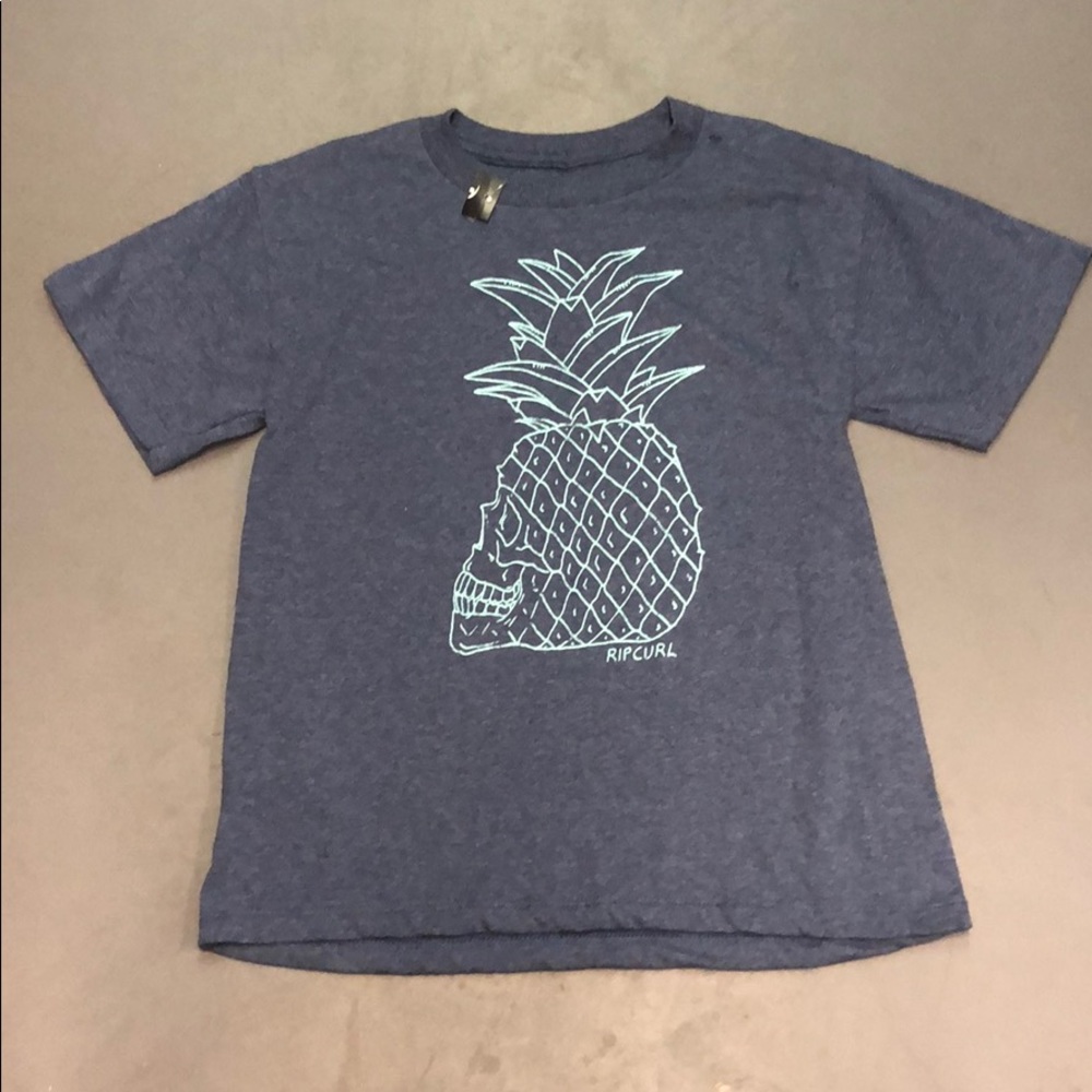 NWT boys size Small Rip Curl Brand Blue T-Shirt